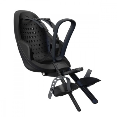 Scaun pentru copii, Thule Yepp 2 Mini Midnight Black Front mounted, cu montare pe bicicleta in fata foto