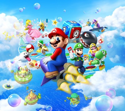 Sticker decorativ, Mario, Albastru,1365STK foto