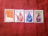 Serie - Liechtenstein 1967 - - Biserica din Vaduz , 4 valori, Nestampilat
