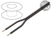 Cablu Difuzor 2x2,5mm2 OFC Negru Neecranat