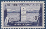 C4993 - Franta 1952 - Narvik neuzat,perfecta stare, Nestampilat