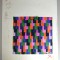 Design model abstract pentru imprimeuri textile tempera cca 1970