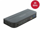 Switch KVM HDMI 4K60Hz cu USB 3.0 si Audio, Delock 11481