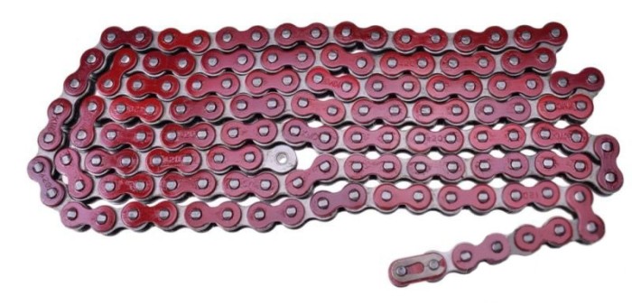 Lant transmisie moto/atv KMC, pas 420h, 138 zale, culoare rosu Cod Produs: MX_NEW AB7405