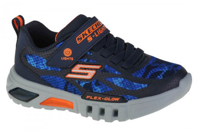 Pantofi pentru adidași Skechers Flex-Glow Rondler 400017L-NVOR albastru marin foto