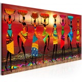 Cumpara ieftin Tablou - African Women Dancing 150x50 cm