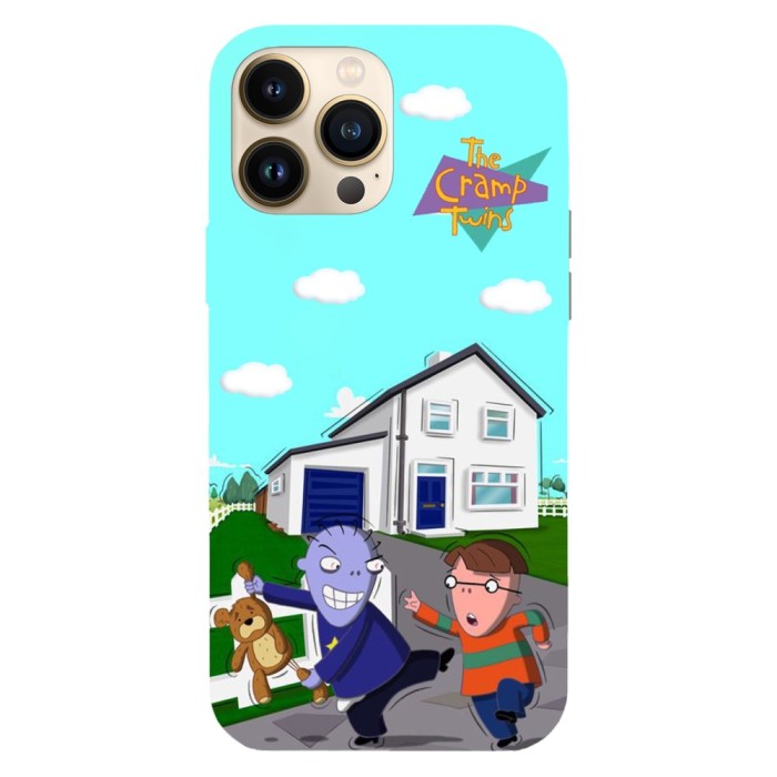Husa compatibila cu Apple iPhone 15 Plus model The cramp twins, Silicon, TPU, Viceversa