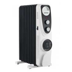 Calorifer electric cu ulei Heinner, 2300 W, 11 elementi, Ventilator turbo, 3 setari de temperatura, Termostat