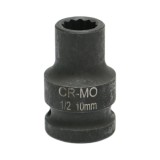 Cheie tubulara de impact bihexagonala 10 mm, 1/2 inch, Cr-Mo, Breckner