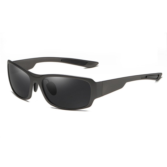 Ochelari de soare rectangulari barbati Techsuit, gri, MM108