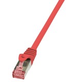 PATCH CORD S/FTP LOGILINK Cat6, LSZH, cupru, 10 m, rosu, AWG27, dublu ecranat &amp;quot;CQ2094S&amp;quot; (timbru verde 0.18 lei)