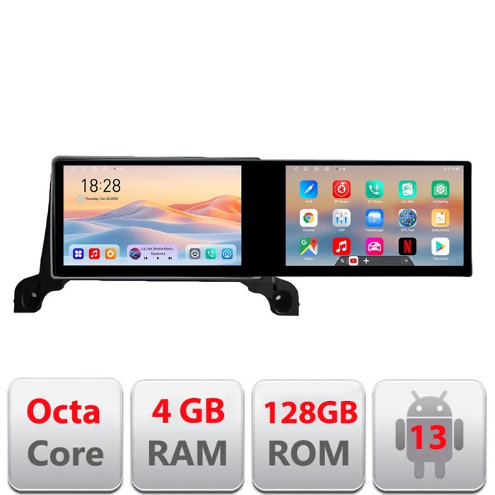 Navigatie Peugeto 5008 2016-2020 Kit-5008 Edotec 2 ecrane 8 core 4+128 21.6 inch Incell android Wifi 5Ghz gps internet a CarStore Technology