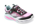 Cumpara ieftin Pantofi sport SKECHERS negri, COSMIC GLOW, din material textil