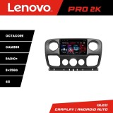 Navigatie Opel Movano, Renault Master 2010-2021 Android radio gps internet 8 core QLED 2K 8+256 360GB 4-Core Lenovo v1