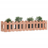 Pat &icirc;naltat gradina cu design gard 150x30x30 cm lemn douglas GartenMobel Dekor, vidaXL