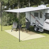 VidaXL Covor pentru cort, crem, 4x2,5 m