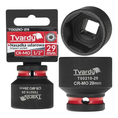 Cheie tubulara de impact in 6 puncte, 1 / 2&amp;quot;, 29 mm, Tvardy T00210-29 foto