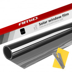 Film Solar Pentru Geam Negru 0,75x3m (60%) Amio 01654