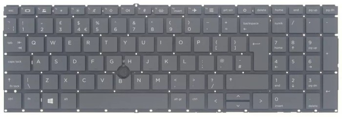 Tastatura Laptop, HP, EliteBook 850 G7, 855 G7, iluminata, layout UK