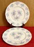 2 FARFURII DIN PORTELAN ENGLEZESC- MARCAJ COLCLOUGH- BONE CHINA D26,5CM