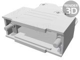 Carcasă pentru conectori D-Sub 15pin și D-Sub HD 26pin