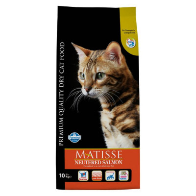 Hrana Uscata pentru Pisici Matisse Sterilizat cu Somon, 10 kg foto