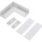 Conector 90&deg; Alb Aluminiu VARIO30-02