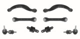 Kit brate suspensie / directie punte spate Mazda 5 (02.2005 - 12.2010) - 8 piese QWP WSS990