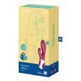 Heated Affair - Vibrator Cu &Icirc;ncălzire și Dublă Stimulare, 20x3.5 cm