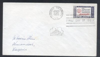 United States 1960 Famous citations 4c FDC K.577 foto