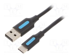 Cablu USB 2.0 VENTION 1m USB A la USB C nichelat 480Mbps PVC