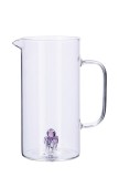 Cumpara ieftin Carafa servire sticla cu figurina Meduza 16 x 10 x 20 cm