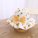 Palariuta alba pentru fetite - Lemon (Marimi palarii - sepci: 2-3 ani)