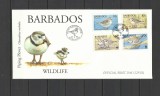 BARBADOS 1999 WWF FAUNA PROTEJATA PASARI FDC