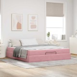 Cumpara ieftin Cadru de pat Roz 180 x 200 cm Catifea