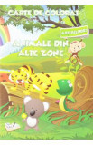 Animale din alte zone - Carte de colorat cu abtibilduri