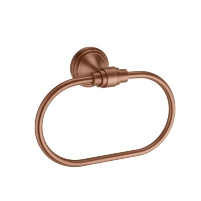Cuier de baie Ring 16101 Brush Copper foto