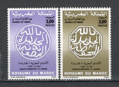 Maroc.1988 Ziua marcii postale MM.162 foto