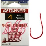Carlig Owner 5177 No.6 Mosquito Red Hook