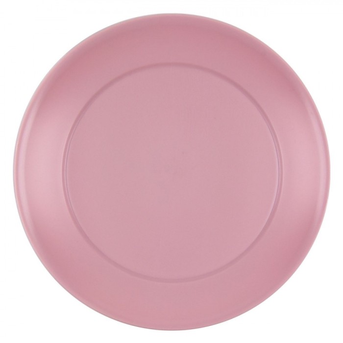 Farfurie Plastic, Powder Pink, Diametru 23cm, &Icirc;nălțime 2cm