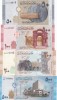 Siria Syria Set 50-100-200-500 Pounds 2009-2013 UNC