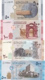 Siria Syria Set 50-100-200-500 Pounds 2009-2013 UNC