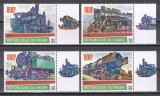 Niger 2020 - Locomotive cu abur, Serie cu Tapsuri, MNH