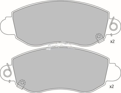 Set placute frana,frana disc FORD TRANSIT bus (FD, FB, FS, FZ, FC) (2000 - 2006) KRIEGER 0950006325 foto