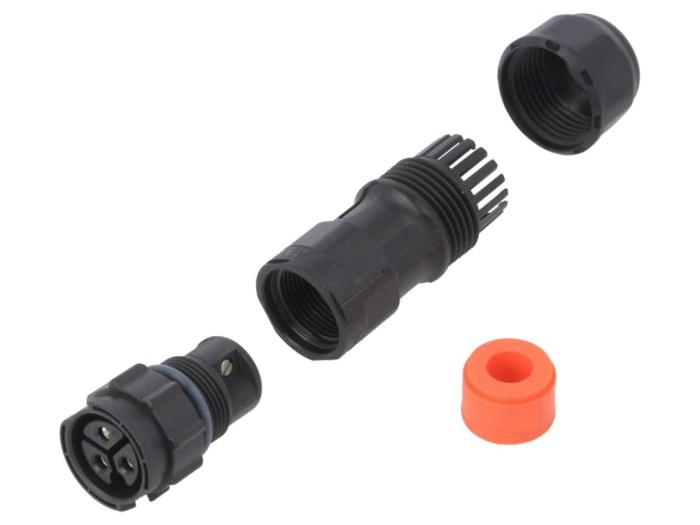 Conector circular mamă 3 PIN, IP68