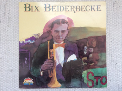 Bix Beiderbecke Giants Of Jazz &amp;lrm;1985 disc vinyl lp muzica ragtime 1924-1930 VG+ foto