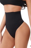 Chiloti modelatori tanga tip burtiera Selena - Talie medie - Negru - Black, L