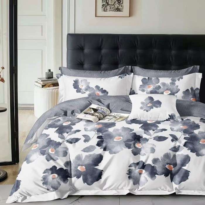 LENJERIE DE PAT PERCALLE IMPRIMAT (PRC92) - king size 6 piese