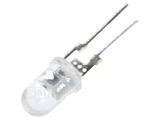 LED 5mm albastru 14400-18000mcd 40&deg; convex - iluminare eficientă, Optosupply