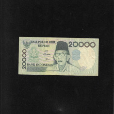 Indonesia Indonezia 20000 rupiah rupii 1998 seria034584